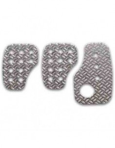 PEDALIERA IN ALLUMINIO ARGENTO PER CAMBIO MANUALE OMP