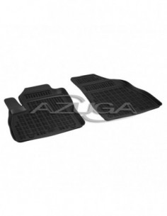 2 TAPPETI GOMMA NERI 4cm FIAT QUBO dal 2009-