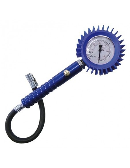MANOMETRO GONFIAGGIO GOMME PROFESSIONALE MAN-60 PIEGA