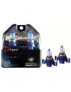 COPPIA LAMPADINE EFFETTO XENON H16 PSX24W +70% 4300K...