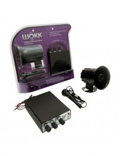 SIRENA CON 10 SUONI ELETTRONICI DIFFERENTI E MICROFONO