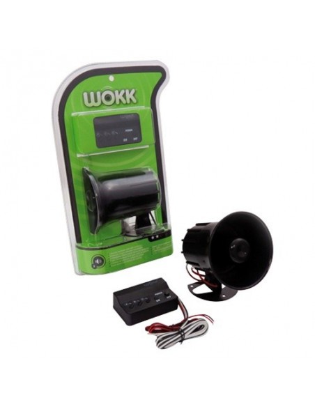 SIRENA CON 3 SUONI ELETTRONICI DIFFERENTI CON CENTRALINA