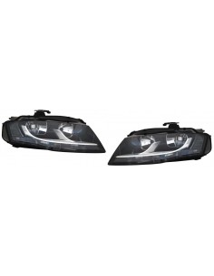 FANALI ANTERIORI CROMATI AUDI A4 (8K) dal 2007-