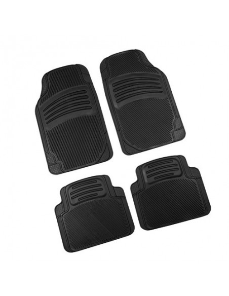4 TAPPETI GOMMA NERI UNIVERSALI "NIPPO"