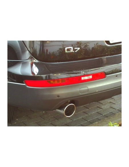 2 TERMINALI SCARICO CROMATO PER AUDI Q7 dal 2006 -