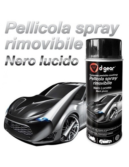 VERNICE PELLICOLA RIMOVIBILE SPRAY NERO LUCIDO 400ml