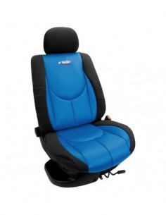 COPRISEDILI ANTERIORE MICROFIBRA BLU-NERO SIMONI RACING