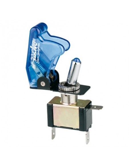 INTERRUTTORE AERONAUTICO KILL SWITCH CAPPA BLU + LED BLU