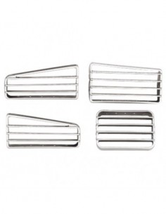 BOCCHETTE ARIA IN ABS CROMATE PER VOLKSWAGEN GOLF 3...