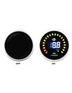 MANOMETRO PRESSIONE OLIO DIGITALE QUADRANTE NERO