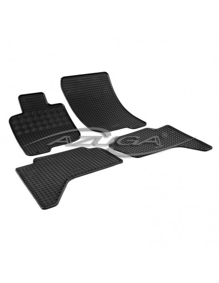 4 TAPPETI GOMMA NERI MITSUBISHI L200 dal 2015-