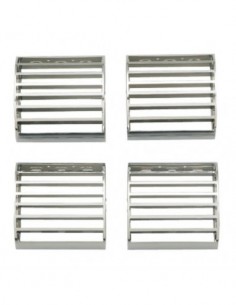 BOCCHETTE ARIA IN ABS CROMATE PER OPEL ASTRA G 1998-2004