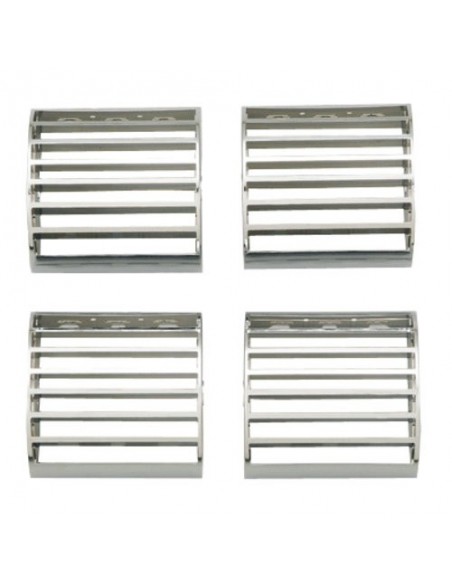 BOCCHETTE ARIA IN ABS CROMATE PER OPEL ASTRA G 1998-2004