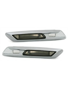 FRECCE LATERALI LED CROMATE BMW SERIE 5 (F10 F11) dal 2010-