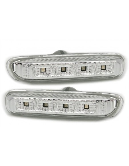 FRECCE LATERALI LED CROMATE BMW SERIE 3 (E46) dal 1998-2003