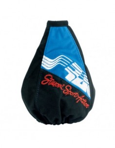 CUFFIA CAMBIO IN MICROFIBRA BLU E NERA SIMONI RACING