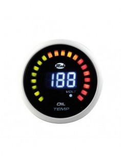 MANOMETRO TEMPERATURA OLIO DIGITALE QUADRANTE NERO