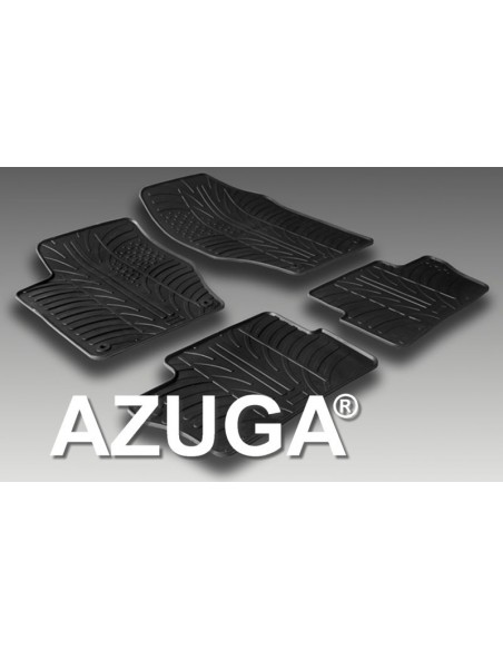 4 TAPPETINI IN GOMMA NERI PEUGEOT 308 + SW dal 2007-