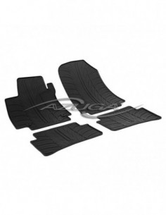 4 TAPPETI GOMMA NERI RENAULT CLIO IV dal 11/2012-