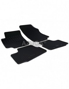 4 TAPPETI GOMMA NERI SKODA CITIGO dal 2011-