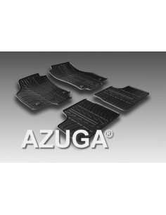 4 TAPPETI GOMMA NERI SKODA RAPID dal 2012-