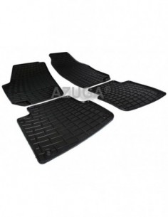 4 TAPPETI GOMMA NERI SKODA ROOMSTER dal 2006-