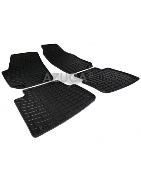 4 TAPPETI GOMMA NERI SKODA ROOMSTER dal 2006-