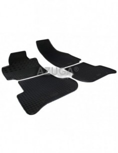 4 TAPPETI GOMMA NERI SKODA YETI dal 2009-