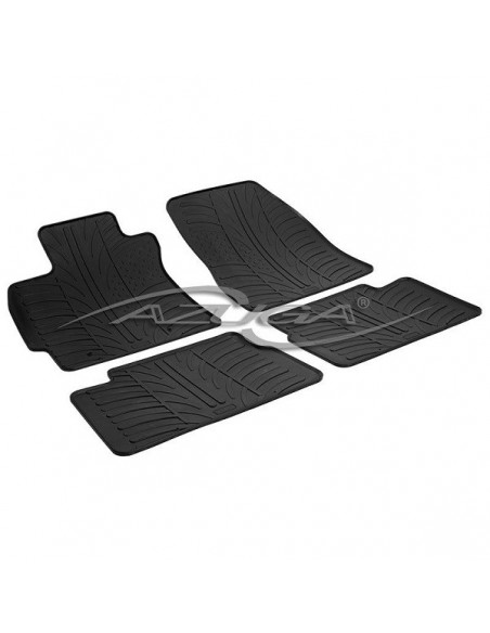 4 TAPPETI GOMMA NERI TOYOTA AURIS dal 2007-2012