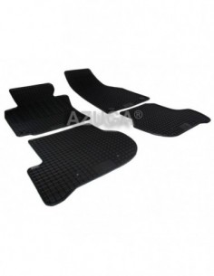 4 TAPPETI GOMMA NERI VOLKSWAGEN GOLF 6 VARIANT dal 2009-