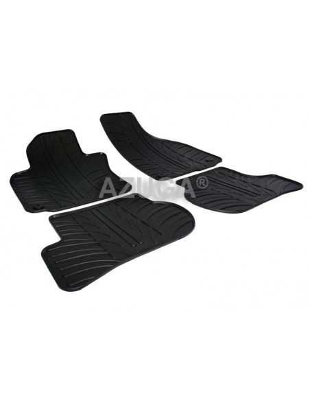 4 TAPPETI GOMMA NERI VOLKSWAGEN GOLF 6 BERLINA dal 2008-2012