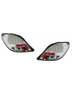 FARI POSTERIORI A LED PEUGEOT 207 CROMATI dal 2006-