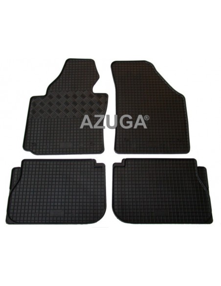 4 TAPPETI GOMMA NERI VOLKSWAGEN TOURAN dal 2003 al 2015