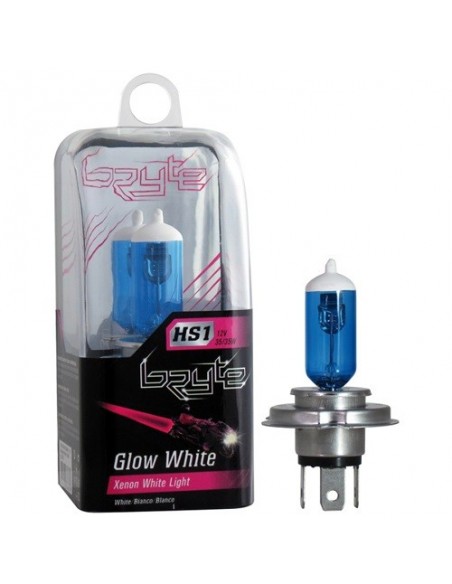 LAMPADINA EFFETTO XENON HS1 +25% 4500K GLOW WHITE BRYTE