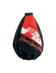 CUFFIA CAMBIO IN MICROFIBRA NERA E ROSSA SIMONI RACING