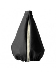 CUFFIA CAMBIO IN VERA PELLE NERA QUARK MOMO