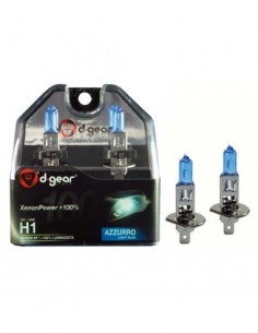 COPPIA LAMPADINE EFFETTO XENON H1 +100% 5200K XP MIRROR BLUE