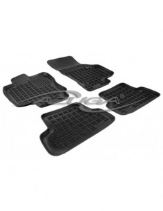 4 TAPPETI GOMMA NERI 4cm AUDI A3 BERLINA 5porte dal 2013-