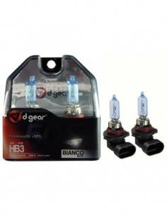 COPPIA LAMPADINE EFFETTO XENON HB3 +50% 4000K SUPER WHITE