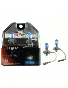COPPIA LAMPADINE EFFETTO XENON H3 +50% 4200K SUPER BLUE
