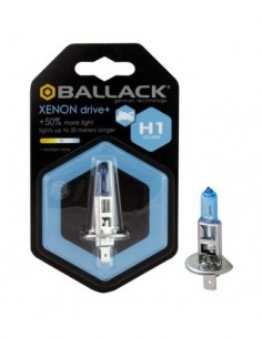 LAMPADINA EFFETTO XENON H1 +50% XENON DRIVE+ BALLACK