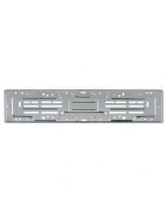 PORTATARGA POSTERIORE IN ALLUMINIO CROMATO