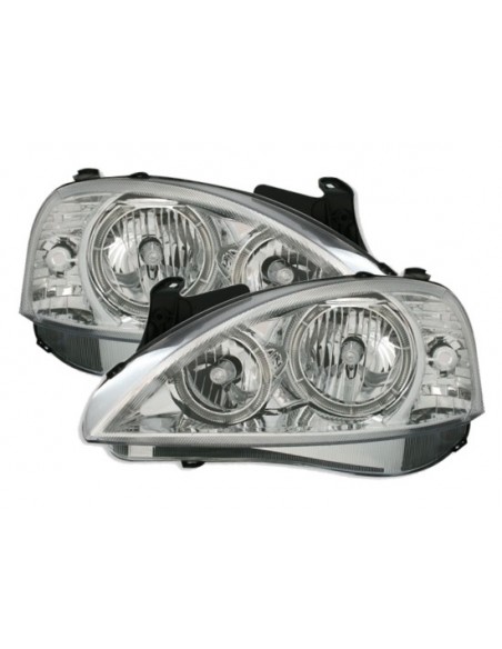 ANGEL EYES OPEL CORSA C CROMATI dal 2000-2006