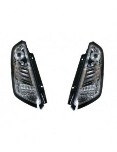 FARI POSTERIORI A LED CROMATI FIAT GRANDE PUNTO (199) DAL...