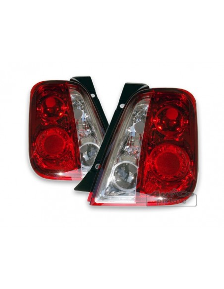 FARI POSTERIORI LEXUS ROSSI FIAT 500 dal 2007-