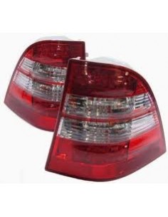 FARI POSTERIORI A LED CROMATI MERCEDES ML (W163) dal...