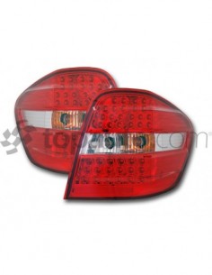 FARI POSTERIORI A LED CROMATI MERCEDES ML (W164) dal 2005-