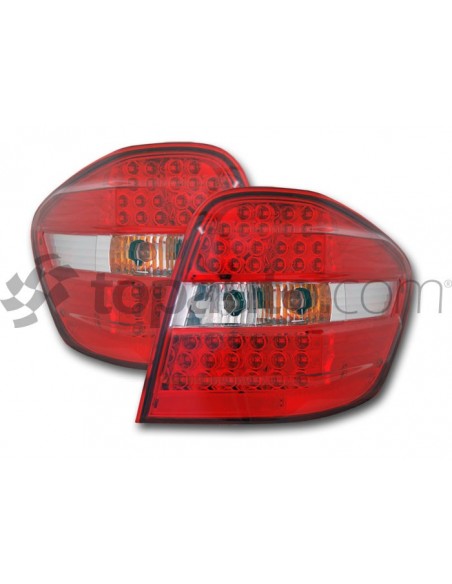 FARI POSTERIORI A LED CROMATI MERCEDES ML (W164) dal 2005-