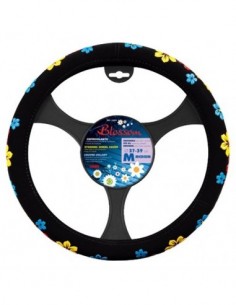 COPRIVOLANTE UNIVERSALE AUTO FLOWERS BOSSOM diam 35-37cm