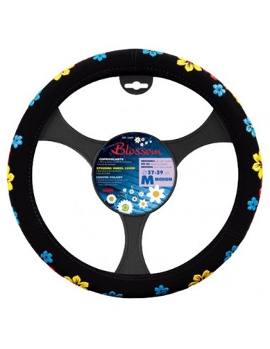 COPRIVOLANTE UNIVERSALE AUTO FLOWERS BOSSOM diam 37-39cm